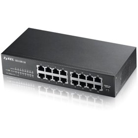 Resim Zyxel GS1100-16 16 Port 10-100-1000 Mbps Switch Zyxel GS1100-16 16 Port 10-100-1000 Mbps Switch