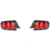 Resim Ford Mustang Arka Stop Takımı (Kırmızı-usa) 2018 Sonrası Uyumlu 
