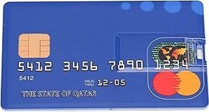 Resim Cosiki Kart U Disk, USB Flash Sürücü Basit Benzersiz USB Flash Sürücü 32 GB Kart Şekilli U Disk Veri Depolama Dosya Aktarımı Için Taşınabilir Sürücü 