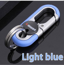 Resim Anahtarlık Paslanmaz Çelik Toka Açık Karabina Tırmanma Araçları Çift Halka Araba Anahtarlık Anahtarlık Dayanıklı Anahtarlık 