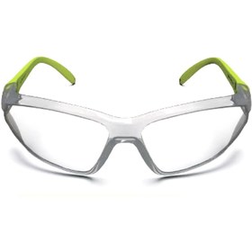 Resim NZB Bisiklet Gözlüğü Yüz Ayarlı Motorcu Rüzgar Korumalı Gözlük Yeşil Saplı Uv Koruyucu Şeffaf 