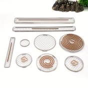 Resim 1 Adet Metal Tütsülük Ağ Tabanlı, Yuvarlak Isıya Dayanıklı Ateşe Karşı Dirençli Tutucu, Çubuk ve Koniler İçin Metal Ağ Yakıcı, Kokusuz Ev Aromaterapi Difüzör Pedi, Mutfak & Ev Dekorasyon Aksesuarı 