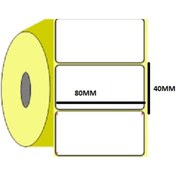 Resim Termal Etiket 40X80 - Barkod Etiketi 1000'li 10 Rulo 10000 Adet 