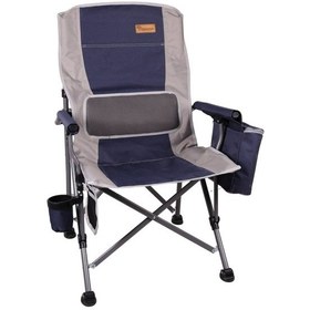 Resim Foster Plus Buzluklu Katlanır Sandalye 120 Kg Kapasiteli 1. Sınıf Kamp Sandalyesi Lacivert 
