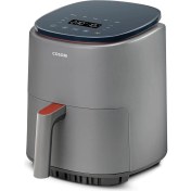 Resim Gri Renkli Hafif Sıcak Hava Fritözü, Sağlıklı ve Pratik Kullanım 