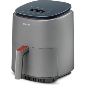 Resim Gri Renkli Hafif Sıcak Hava Fritözü, Sağlıklı ve Pratik Kullanım 