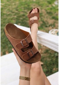 Resim Rıno Taba Nubuk Terliksdt-kdn-ktr-253220 Çok Renkli 