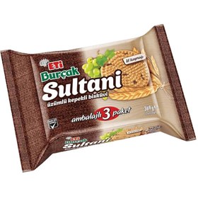 Resim Eti Burçak Sultani Üzümlü Bisküvi 3x123 G 