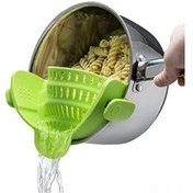 Resim Hangfox Geniş Ağızlı Silikon Süzgeç - Sebze, Makarna Ve Yemekler İçin Pratik Çözüm 