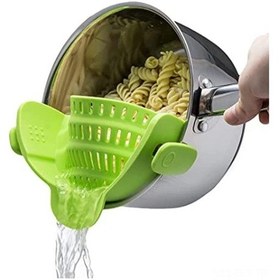 Resim Hangfox Geniş Ağızlı Silikon Süzgeç - Sebze, Makarna Ve Yemekler İçin Pratik Çözüm 