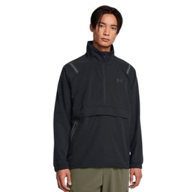 Resim Under Armour Unstoppable Anorak Lc Erkek Siyah Günlük Stil Eşofman Üstü 1389355-001 