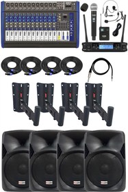 Resim Lastvoice Toplantı ve Konferans Salonu Ses Sistemi Gold Paket-2 