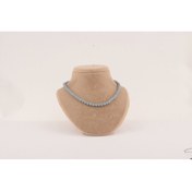 Resim OSMANLI DEĞERLİ TAŞ Sertifikalı Anjelit 6mm Kolye (DÜĞÜMSÜZ) 