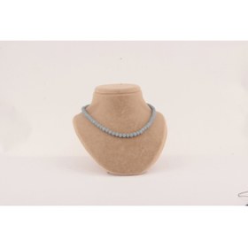 Resim OSMANLI DEĞERLİ TAŞ Sertifikalı Anjelit 6mm Kolye (DÜĞÜMSÜZ) 