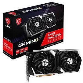 Resim Msi VGA Radeon RX 6650 XT Gaming 8G 8GB GDDR6 128B Ekran Kartı 