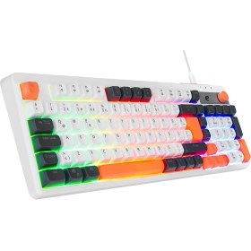 Resim Acer eMachines EAK860 Beyaz USB Rainbow Aydınlatmalı Q Standart Kompakt Klavye 