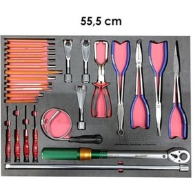 Resim Dorf 272 Parça Dolu 6 Parça Eva Seti Takım Arabası İçeriği 55,5 Cm X 41 Cm 