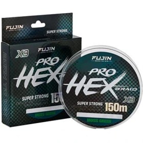 Resim Fujin Pro Hex 8x 150mt. Moss Green İp Misina 0.16mm 