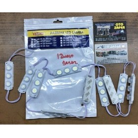 Resim Carub Lamba12v Camlı Soft Parmak 1set 10 Adet Beyaz 