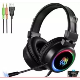 Resim Everest Grup 7.1 Profesyonel Işıklı Oyuncu Kulaklığı Usb Ve 3.5 Mm Jack Kulaklık 