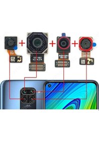 Resim Xiaomi Redmi Note 9 İle Uyumlu Arka Kamera ithal Full Set 