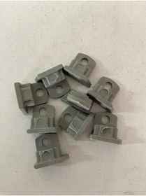 Resim taylan Oto Perde Ray Tapası Stoper Ray Kapak 24'lü Paket Gri 