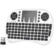 Resim Springsun Klavye Kablosuz 2.4ghz Arkadan Aydınlatmalı Klavye Air Mouse Touchpad El Tipi Uzaktan Kumanda Arkadan Aydınlatmalı 