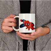 Resim mutluluk bulaşır Marvel Spiderman Baskılı Kupa Bardak 