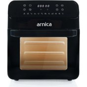 Resim Siyah Sıcak Hava Fritözü, Sağlıklı ve Pratik Pişirme Cihazı 