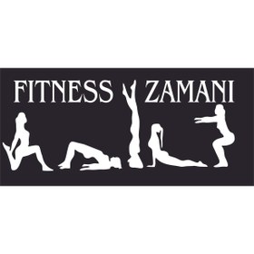 Resim Birim Matbaa FITNESS ZAMANI STİCKER (100X40 CM) 