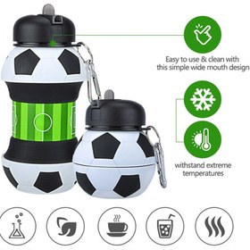 Resim tozlupazar SLİKON MATARA 550ML SIZDIRMAZ KATLANABİLİR OKUL OFİS KAMP SEYAHAT SULUK MATARA 