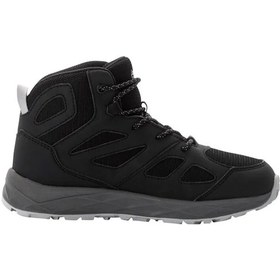Resim Jack Wolfskin Woodland 2 Texapore Mid Çocuk Outdoor Bot Renkli Antrasit 