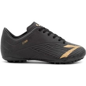 Resim Lig Titan Trx Halısaha Ayakkabısı Siyah Siyah 