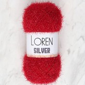 Resim Loren Silver Bordo El Örgü İpi - RS0024 - 34088 