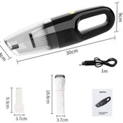 Resim Dancemonkey Suıtu St-6612a 5000pa 120w Kablolı Araç Süpürgesi El Yüksek Güçlü Toz Emme Makinesi Siyah 
