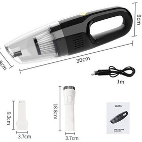 Resim Dancemonkey Suıtu St-6612a 5000pa 120w Kablolı Araç Süpürgesi El Yüksek Güçlü Toz Emme Makinesi Siyah 