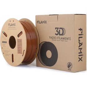 Resim Filamix Hyper Pla+ Kahverengi Filament 1,75mm 1kg - Bisiparisver 