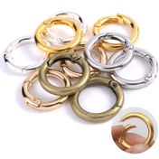 Resim 10 Adet 20-23mm Halka Çanta Tokası Yaylı Anahtarlık DIY Çanta ve Bavul Aksesuarları 