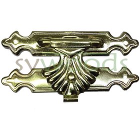 Resim sywoods Büyük tavla klips 3 adet No:4 kutu kapak kilit sarı 