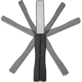 Resim Dmd LX-1202 Katlanır Cep Tipi Outdoor Hızlı Bıçak Bileme Aparatı Çift Taraflı 