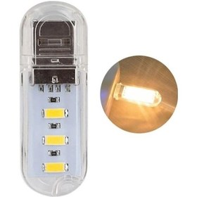 Resim Taşınabilir Mini USB Günışığı LED Lamba 3 Ledli 5730 SMD Stick 