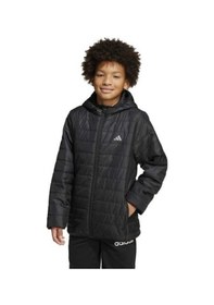 Resim Adidas Essentials Light Padded Çocuk Siyah Kapüşonlu Mont 