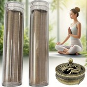 Resim 2 Paket Sandal Ağacı Tablet ve Yüksek Kaliteli Bakır Alaşımlı Tütsü Yakıcı, Ejderha ve Fırtına Küçük Tütsü Yakıcı Sandal Ağacı Seti, Ev Ofisi, Yoga Çay Töreni, İç Mekan Meditasyon, Tütsü Tutucu/Yakıcı/Kabuk Tutucu, Tütsü Çubukları, Bakhoor Yakıcı 
