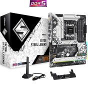 Resim Asrock X670E Steel Legend DDR5 6600+ MHz (OC) AM5 ATX Anakart 