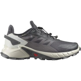 Resim Salomon Supercross 4 Gore-tex Kadın Koşu Ayakkabısı-30717 Gri 