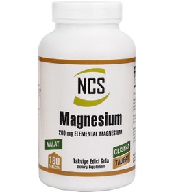 Resim Magnesium (Magnezyum) Malat Glisinat Taurat 180 Tablet X 2 Kutu 