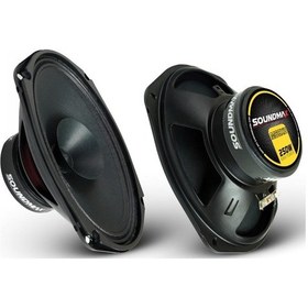 Resim Soundmax SX-M69XH Oval Midrange Hoparlör Takımı 