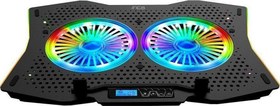 Resim Gms Arrax II 2X Rgb Fan Lcd Kontrol Panel 7 Gaming Notebook Soğutucu Inca