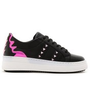 Resim Kadın Siyah Desenli Sneaker Derimod