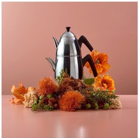 Resim Jumbo Lizbon Midi Çaydanlık Metalik 